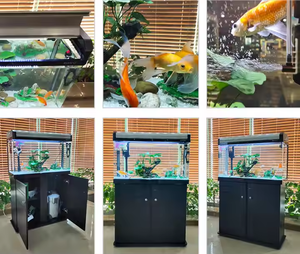 Boyu EA-60E/80e <span class=keywords><strong>Aquarium</strong></span> Middelgrote Ecologische Hete Bocht Glazen Home Box <span class=keywords><strong>Aquarium</strong></span> En Accessoires 10W 740l/H - Product Image 3