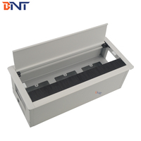 Boîte de passage de câbles en aluminium pour couvercle de trappe/bureau d'ordinateur