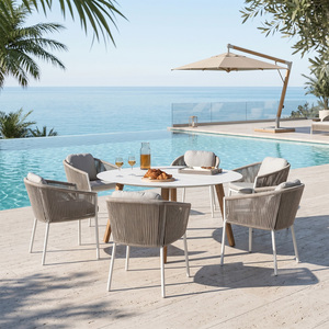 Conjunto <span class=keywords><strong>de</strong></span> Muebles <span class=keywords><strong>de</strong></span> Jardín para Balcón, Modernos, Impermeables, Tejidos con Cuerda - Product Image 2