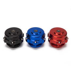 Válvula de descarga turbo universal de 50 mm con abrazadera de aluminio roja para mejora de rendimiento de coches - Product Image 2