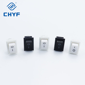 Công Tắc Bật Tắt Mini Công Tắc Bật Tắt SPST DPST Màu Đen Và Đỏ AC 250V 3A / 125V 6A Công Tắc Bật Tắt <span class=keywords><strong>2</strong></span> Chân I/O 10*15Mm - Product Image 6