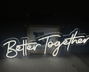 Insegna al Neon LED Personalizzata con Design a Scritta, <span class=keywords><strong>Parole</strong></span> Personalizzate, Luce Flessibile in Silicone per Decorazione Interna e Montaggio a Parete - Product Image 4