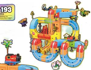 Treno Elettrico Anti-Gravità 3D Trasformabile con Blocchi Magnetici ABS per Bambini - Product Image 1