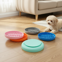Tapis de léchage pour animaux de compagnie personnalisé, écologique et portable, gamelle anti-glouton en silicone étanche pour chiens
