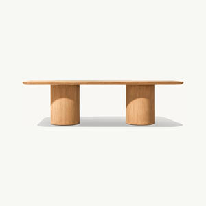 Fábrica Hangkai, venta al por mayor, muebles de exterior baratos, <span class=keywords><strong>3</strong></span> <span class=keywords><strong>piezas</strong></span>, juego de comedor de madera de teca de alta calidad - Product Image 2