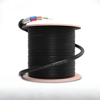 Cable de Fibra Óptica Monomodo G652D Blindado con Cinta de Acero PBT, Conductor Sólido GYTS de 12 Núcleos, Alta Resistencia para Exteriores, Baja Pérdida, para Telecomunicaciones
