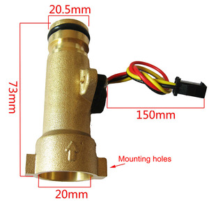 Medidor de Flujo de Agua por Inducción de Turbina con Sensor Hall de 4 Puntos SBS01, Directo de Fábrica - Product Image 5