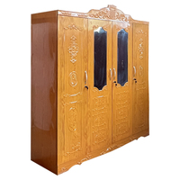 Meubles de rangement en acier pour vêtements, design moderne, pas cher, armoire à quatre portes, casier en métal