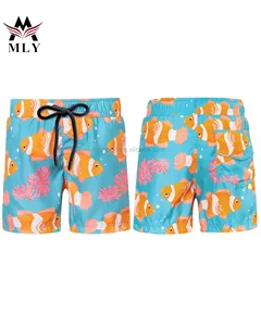 2024 Print Custom Beach Shorts Boy Swim Trunks Children Swimwear Kids Swimwear For Boys