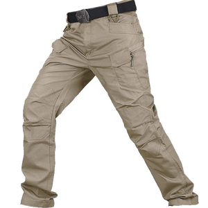 Pantalones Tácticos <span class=keywords><strong>de</strong></span> Verano Ix7 para Hombre, Transpirables, Resistentes al Viento, 100% Poliéster, Pantalones Cargo Multibolsillos para Entrenamiento, Trabajo y <span class=keywords><strong>Senderismo</strong></span> - Product Image 4