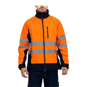 high visibility reflective compliance with ANSI standard, high quality winter thickened safety jacket