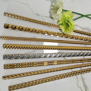 Gạch Viền Bút Chì Màu Bạc Và Vàng Trang Trí Có Sẵn 2X60 Cm Bán Sỉ Giá Tốt Cho Tường Phòng Tắm - Product Image 4
