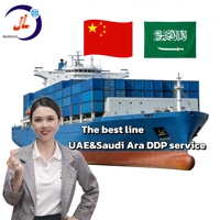 DDP 해상 운송 대행업체 도어 투 도어 빠른 배송 물류 서비스 중국에서 사우디아라비아, UAE까지 항공 해상 운송업체