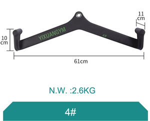 Accesorios de máquina de cable de fitness para gimnasio <span class=keywords><strong>en</strong></span> casa, <span class=keywords><strong>barra</strong></span> <span class=keywords><strong>en</strong></span> T de acero, <span class=keywords><strong>polea</strong></span> de <span class=keywords><strong>barra</strong></span> <span class=keywords><strong>en</strong></span> V, agarre de goma, mango de entrenamiento de fuerza para rizo de bíceps Lat - Product Image 3