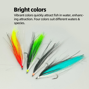 Streamer trota mosca esche artificiali per la pesca a mosca esche essenziali per la pesca a mosca - Product Image 5