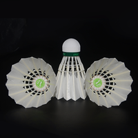 Dmantis 3in1 Anyball 333 Shuttle coqs Durable Épais Naturel Plume de Canard Badminton Volant 3in1 avec Fibre Composite Cork