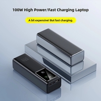 Batterie externe portable à affichage numérique et charge rapide, avec câble intégré, grande capacité, équipement d'alimentation mobile