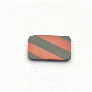 MSK053อัญมณีหลวมทำด้วยมือหินโมเสคสีแดงและโมราดำ - Product Image 1