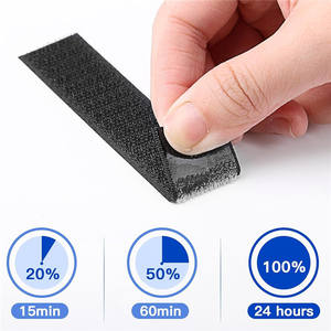 <span class=keywords><strong>Bande</strong></span> de fixation auto-adhésive en nylon 100% Velcroes écologiques à boucle de crochet <span class=keywords><strong>Bande</strong></span> adhésive forte pour Velcroes efficaces en tissu - Product Image 5