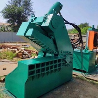 Mesin Pemotong Hidrolik Tipe Buaya untuk Besi Tua, Baja, Tembaga, Aluminium, Mesin Pemotong Buaya untuk Daur Ulang Logam