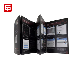 Hot bán tùy chỉnh gấp tập sách 157/200/250gsm Giấy tờ rơi Cuốn sách nhỏ với thiết kế cá nhân in ấn cuốn sách - Product Image 4