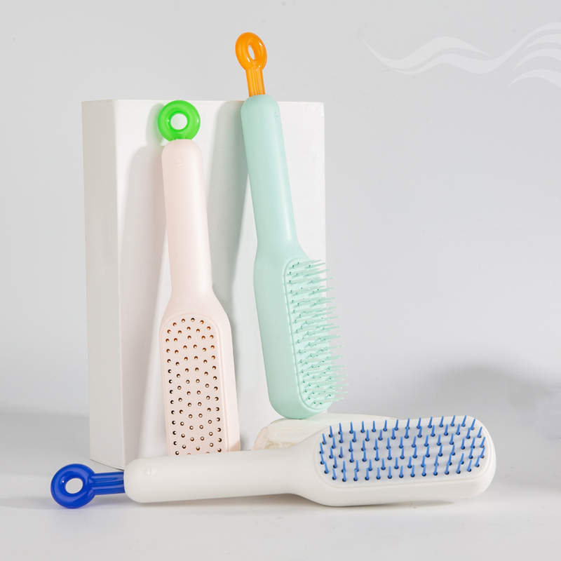 Custom Logo Self Cleaning Hair Brush
