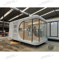 Structure en acier détachable, maison préfabriquée modulaire, kit de maison miniature prête à l'emploi, déplacement rapide, villa personnalisable