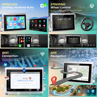 Radio para Auto Podofo de 7 Pulgadas para Ford Focus F150 Focus Montego Explorer, Carplay, Android Auto, 2+32G, GPS, WIFI, Soporte Técnico