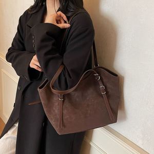 Soft PU Leather Tote <b>Bag</b> <b>Women</b> Large Capacity Multi Pocket Shoulder Handbag <b>for</b> <b>Work</b> and Travel - Product Image 5