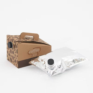 Dispensador de Café para Llevar de 96 oz Personalizado, Bolsa de Papel de Aluminio Resistente a Altas Temperaturas, Contenedores de Cartón Corrugado para Llevar - Product Image 4