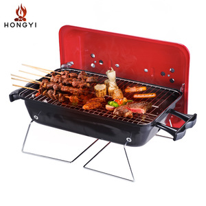 Parrilla portátil para barbacoa al aire libre Hongyi, parrilla plegable para acampar con tapa para uso doméstico, fabricada en Zibo, modelo BQR105 - Product Image 5
