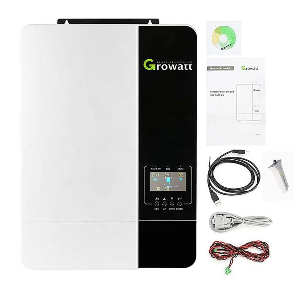 Growatt Solar Inverter SPF3000-5000 ES 3.5Kw 5Kw off Grid Single Phase ...