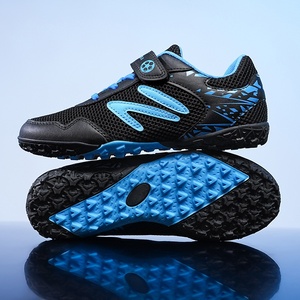 Nouvelles chaussures <span class=keywords><strong>de</strong></span> football unisexes pour enfants, basses, sans lacets, avec empeigne en mesh, semelle extérieure en caoutchouc antidérapante, pour l'entraînement, hiver et été - Product Image 2