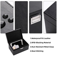 Caja de Almacenamiento para Llaves de Coche, Protección de Privacidad RFID, Jaula de Faraday Portátil, Multifuncional, Hecha a Mano, Duradera, Popular, con Logotipo Personalizado