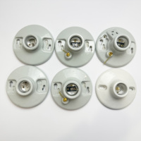 Douille de lampe en céramique E26 E27 250V, support de douille en porcelaine pour éclairage intérieur et extérieur