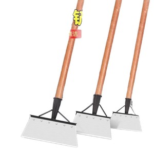 Farming Shovel Square Blade High Manganese Steel Hardwood Handle Industrial Grade For Livestock Manure Removal - Product Image 1
