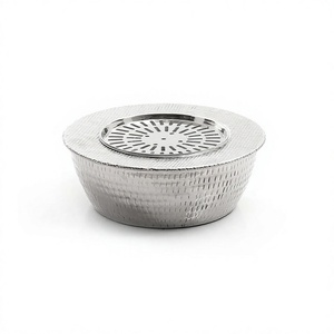 Chauffe-bouilloire à café design merveilleux en aluminium couleur argent Dallah pour la vaisselle à la maison et à l'hôtel - Product Image 1