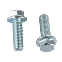Vis à tête flangée ISO DIN6921 en acier au carbone, boulons à denture 5/8"-11 1/2"-13 3/4"-10 UNC, boulon à tête hexagonale M10 M16, produits de quincaillerie