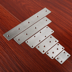 JINNATE Stainless Steel Connecting Plates 300 Series Polished With Holes For Panel Connection - Product Image 4