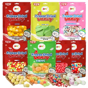 MPS Candy Factory Etiqueta privada personalizada Gusanos surtidos Anillo de melocotón Explosiones de frutas Caramelo Liofilizado - Product Image 2