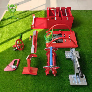 Juego de 9 piezas de herramientas para instalación de césped artificial, herramienta para sujetar césped, herramienta para cortar césped sintético, herramienta para recortar bordes de césped - Product Image 1