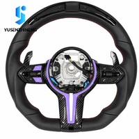 Volant sport LED pour BMW F30 E92 F20 F10 F36 E91 E87 E90 E82 F25 E53 E92 F01 F32 F33 F16 F22 F15 E87 F11 F13 F31