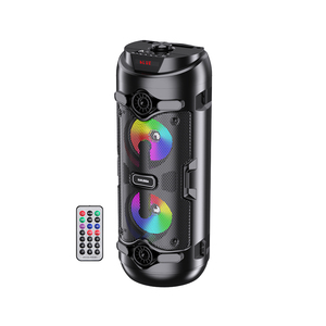 KAKUSIGA Portable Flame Light Wireless BT 5.0 Straps Compatible Ton Audio Play Karaoké Outdoor Horn Speaker avec écran d'affichage - Product Image 1