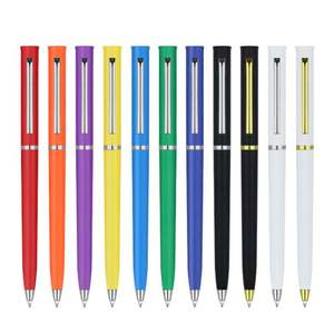 Stylo bille haut de gamme personnalisé multicolore en plastique avec impression UV, encre noire 1,0 mm – Stylo cadeau d'hôtel avec logo personnalisé, vente en gros - Product Image 2