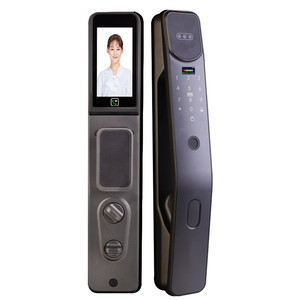 Serrure de porte intelligente à reconnaissance faciale 3D, sécurité, déverrouillage à distance <span class=keywords><strong>WiFi</strong></span> Tuya, alarme, entièrement automatique, verrouillage par empreinte digitale et mot de passe pour la maison - Product Image 1