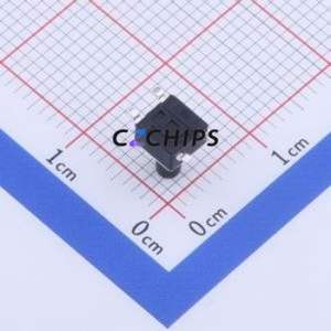 GT-TC074A-H070-L1 Tactile Switch SMD-4P,4.5x4.5mm Switch Single Pole Single Throw Round Button 1.6N Vertical Mount - Product Image 2