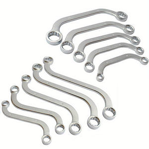 Juego de 5 Llaves Combinadas de Doble Extremo Tipo S y Tipo U, Llaves Reversibles de Mango Curvo, Llaves Hexagonales Internas - Product Image 4