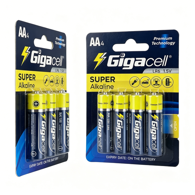 1.5V AA Remote Control Battery OEM Brand Super Alkaline LR6 Dry Cell