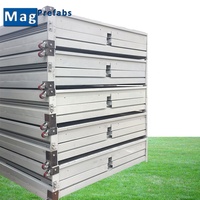 Chine préfabriqué bon marché extensible installation rapide 20 pieds 40 pieds maison de conteneur pliable assemblage facile avec acier inoxydable