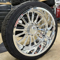 Jantes forgées concaves polies sur mesure 8*170 8*180 8*165.1 pour camions Ford F250 F350 GMC Sierra RAM 2500 3500